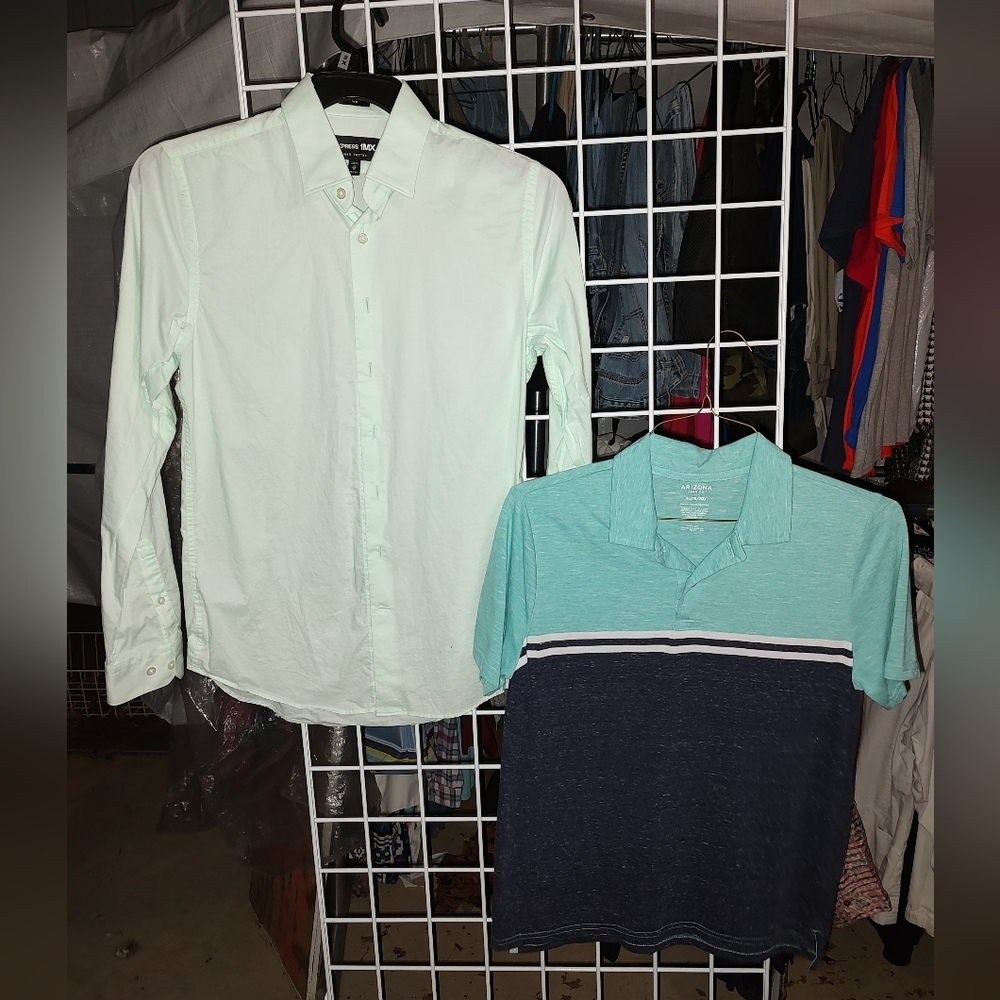 Kids Mint Green and Teal Polo Shirts Bundle Deal